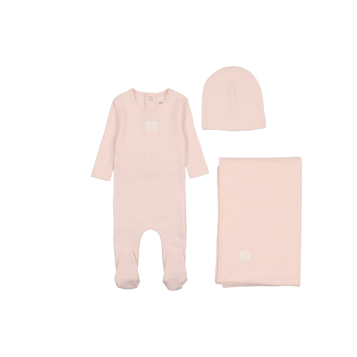 Bee and Dee Pointelle Carriage Layette Set