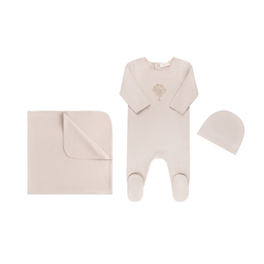 Tricot Bebe Flower Embroidered Layette Set