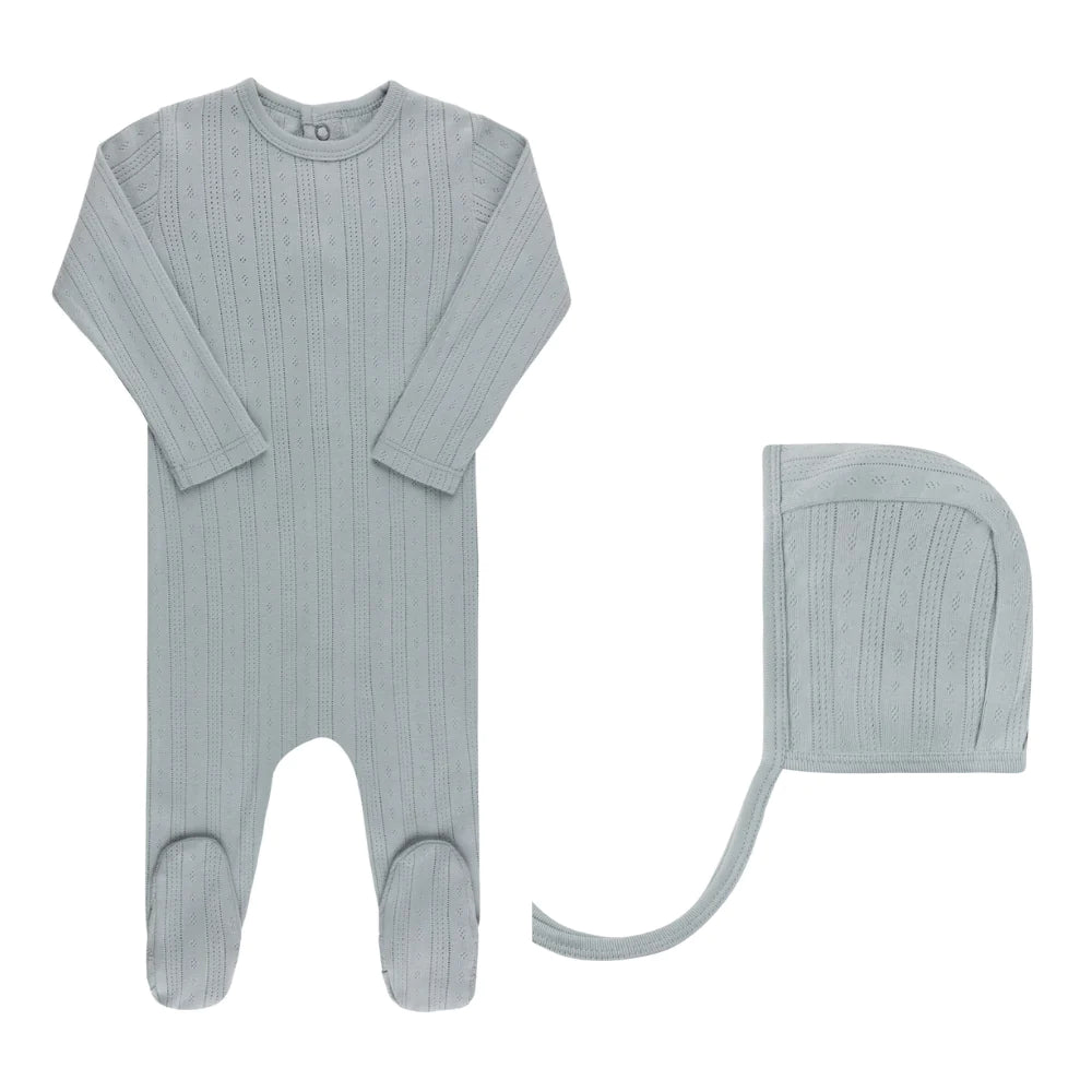 Ely's & Co. Pointelle Footie Set