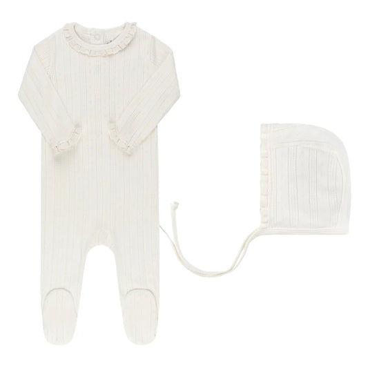 Ely's & Co. Pointelle Layette Set