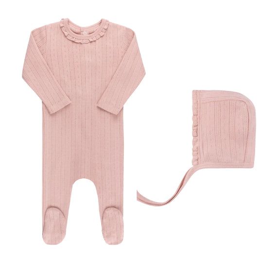 Ely's & Co. Pointelle Footie Set
