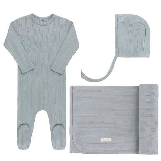 Ely's & Co. Pointelle Layette Set