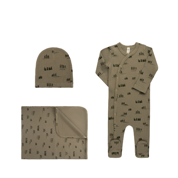 Pippin Waffle Layette Set