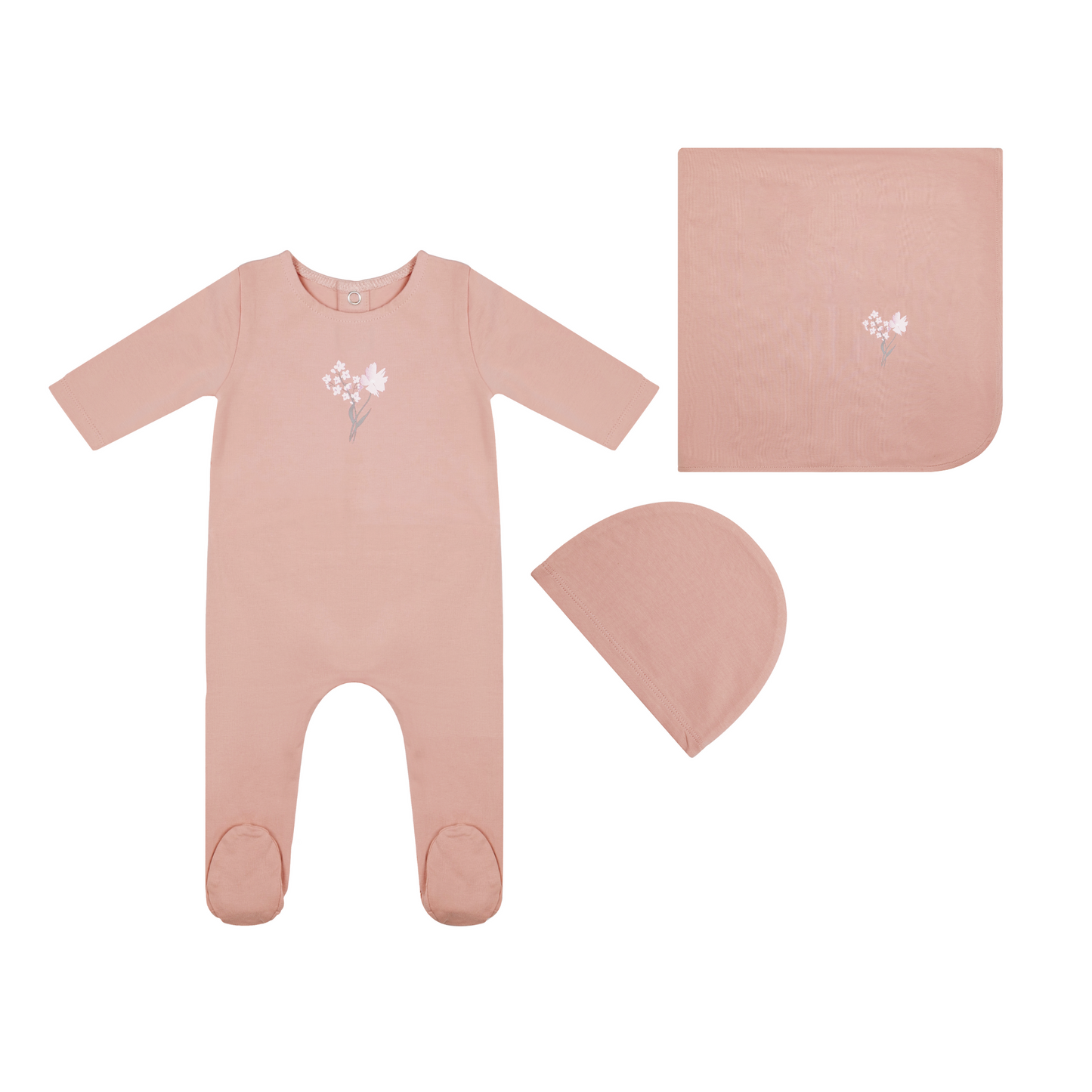 Tricot Bebe Organic Watercolor Layette Set