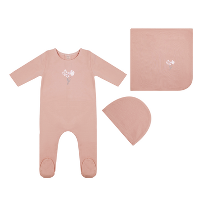 Tricot Bebe Organic Watercolor Layette Set