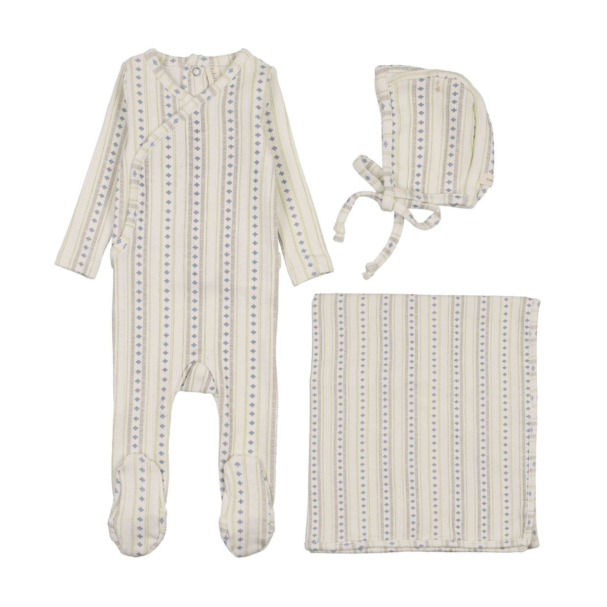 Lilette Linear Printed Layette Set AW26