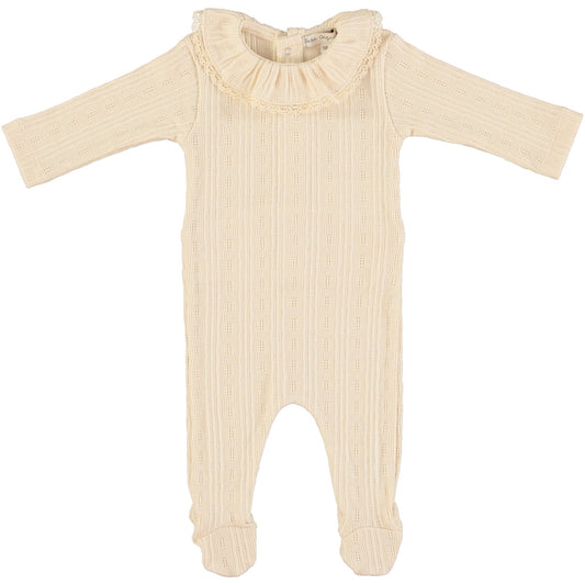 Bebe Organic Collar Footie