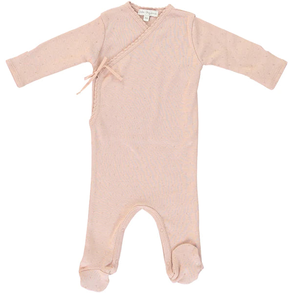 Bebe Organic Bebe Warp Overall Footie