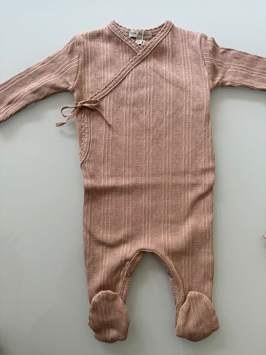 Bebe Organic Wrap Footie