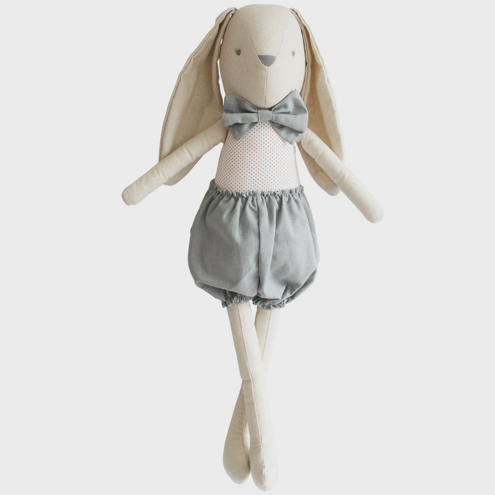 Alimrose Harry Bunny 50cm Grey Red