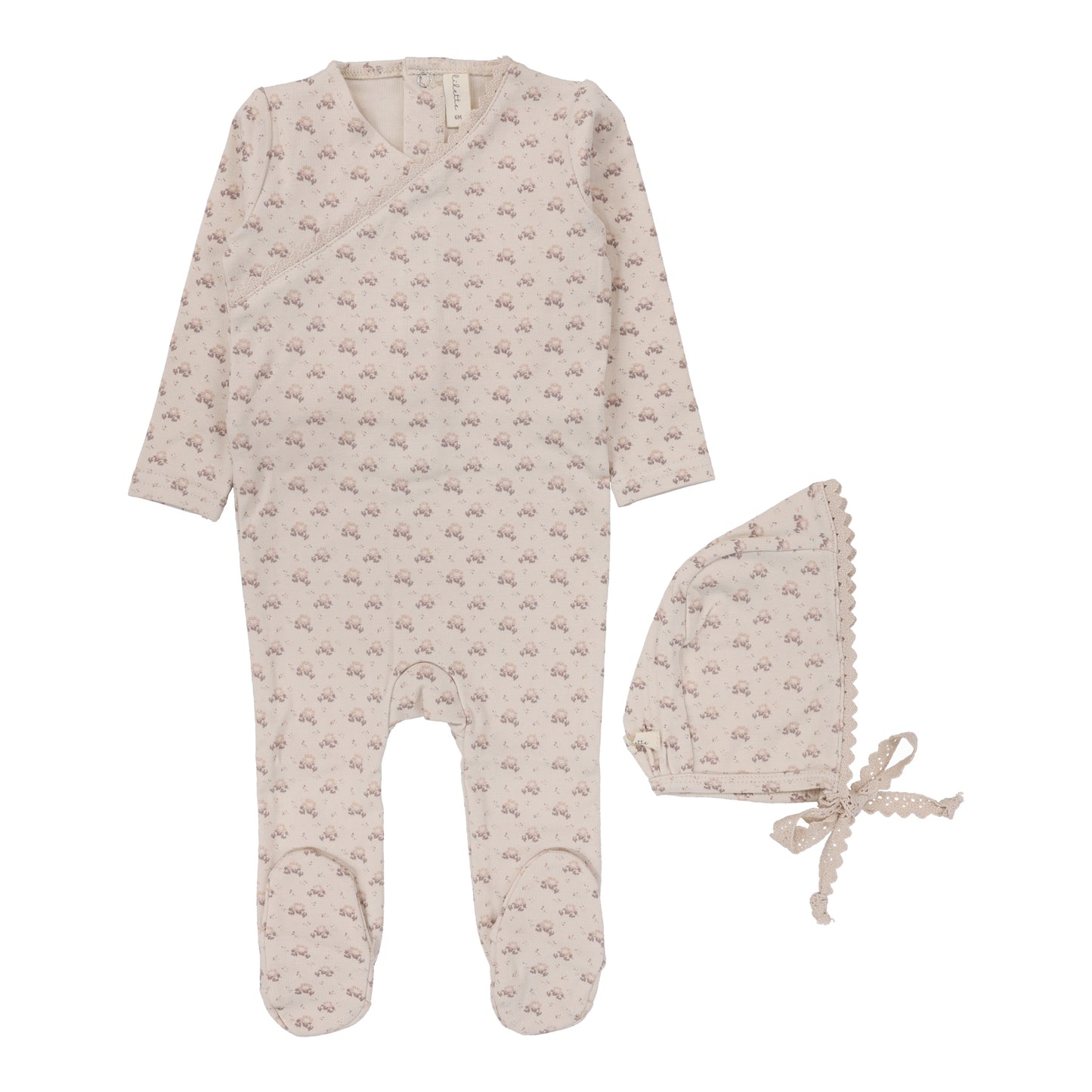 Lilette Dotty Florette Footie Set