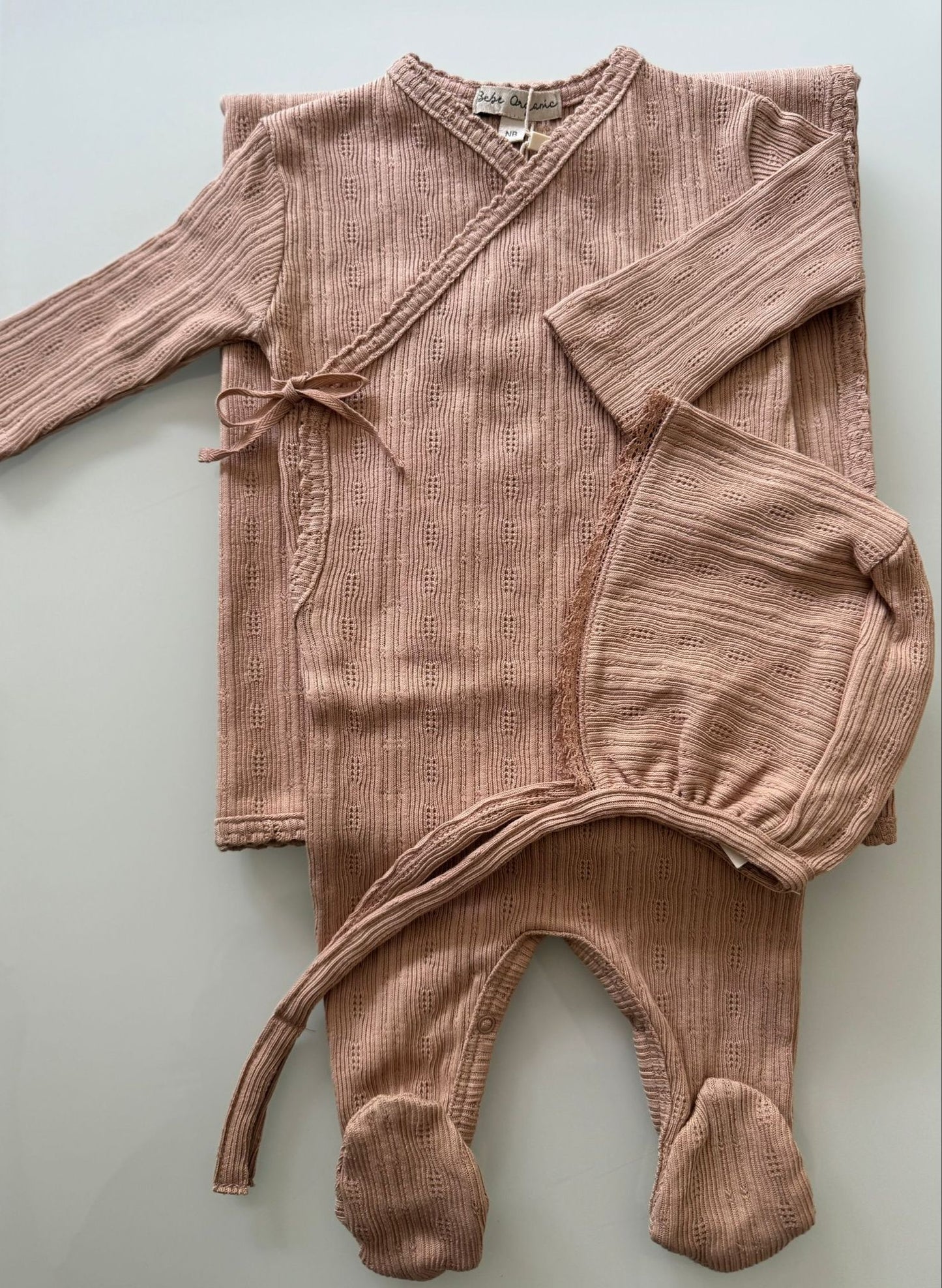 Bebe Organic Wrap Layette Set