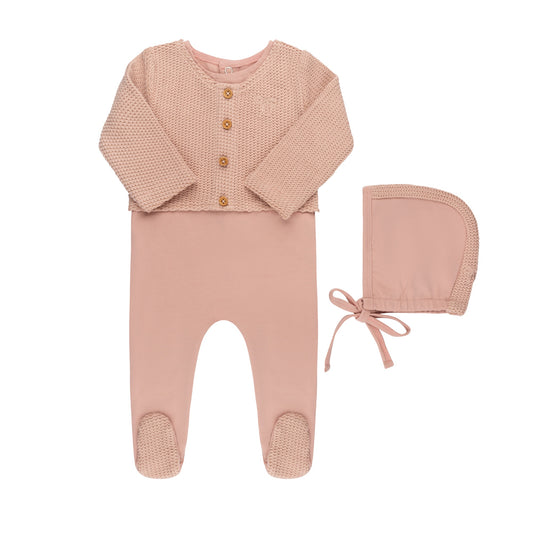 Tricot Bebe Faux Cardigan