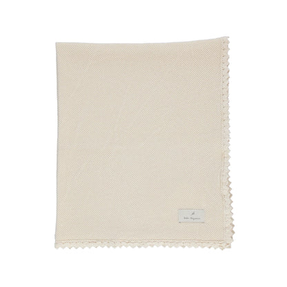 Bebe Organic Honeycomb Blanket & Bonnet