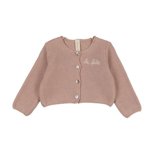 Lilette Le Bebe Knit Cardigan and Bonnet