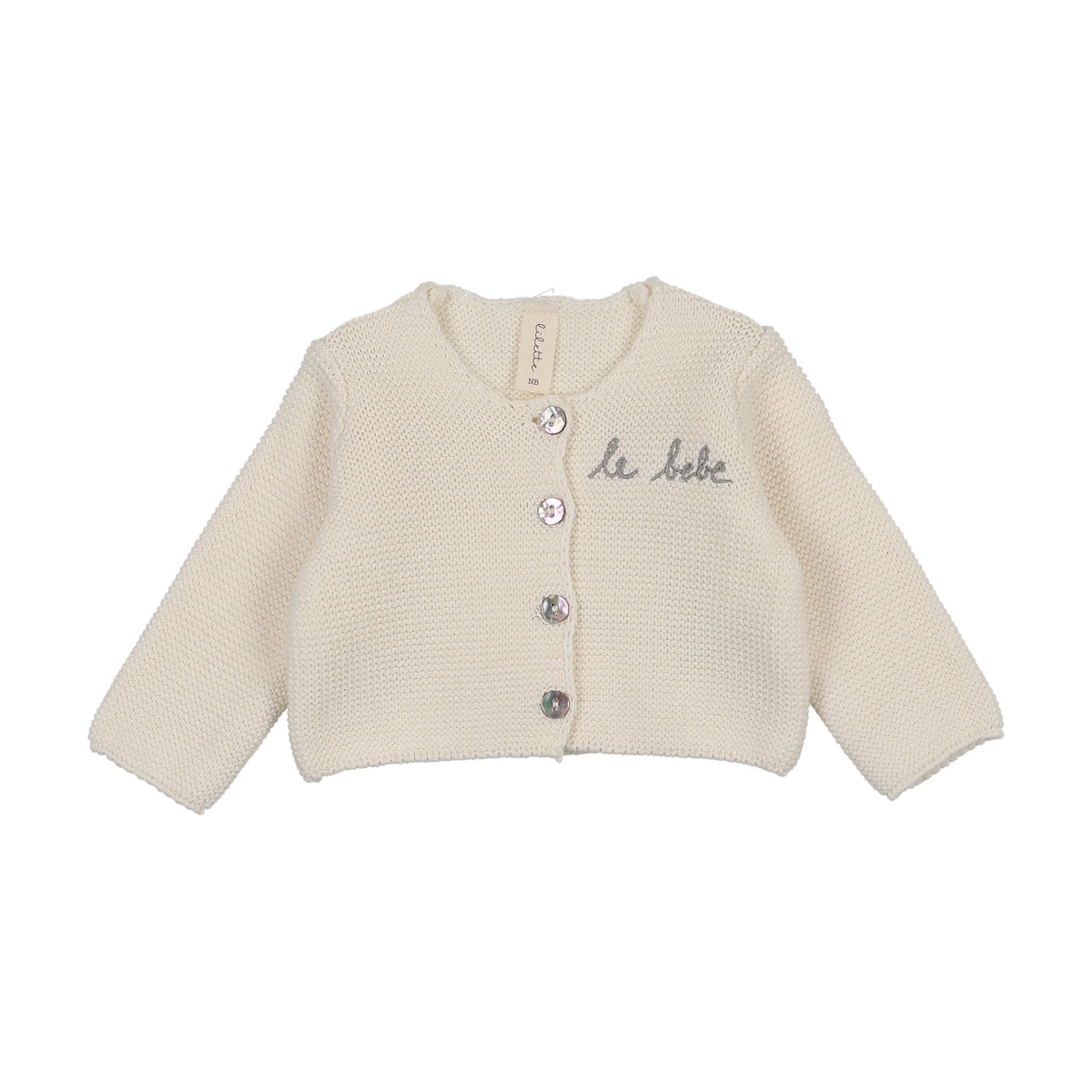 Lilette Le Bebe Knit Cardigan and Bonnet