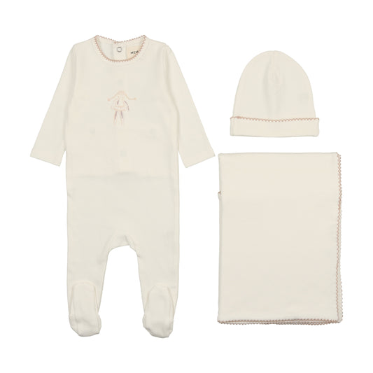 Mema Knits Doll Layette Set