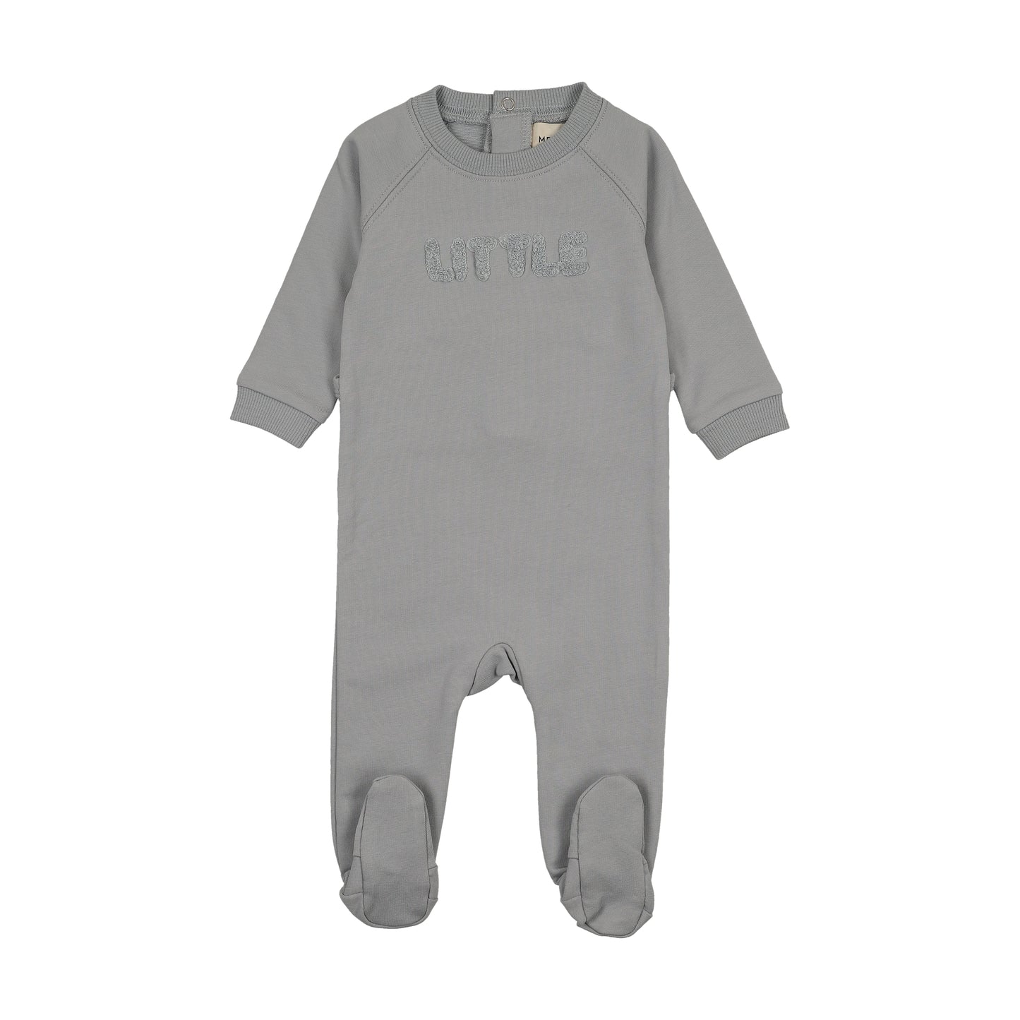 Mema Knits Sherpa Wordart Footie