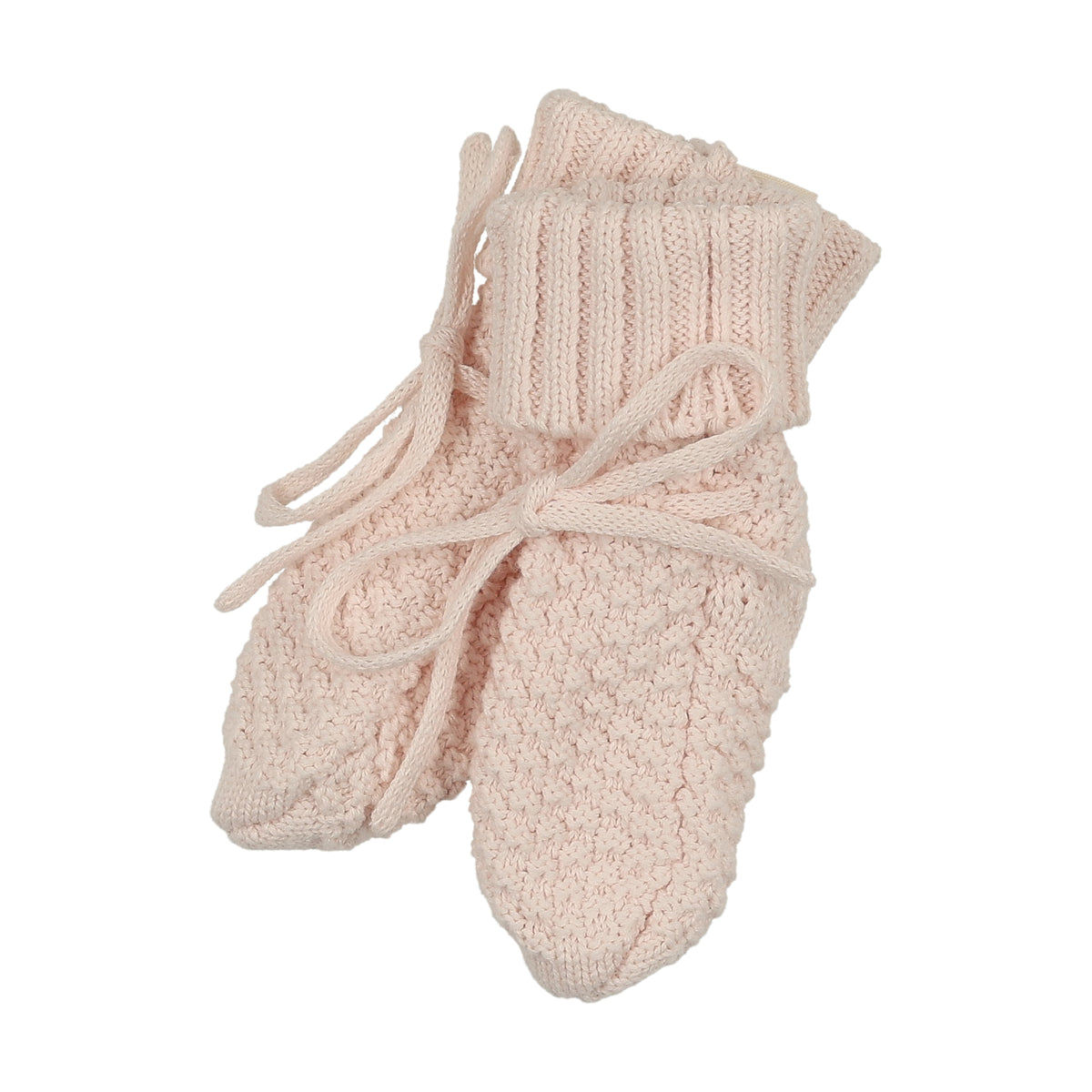 Mema Knits Waffle Knit Booties OS