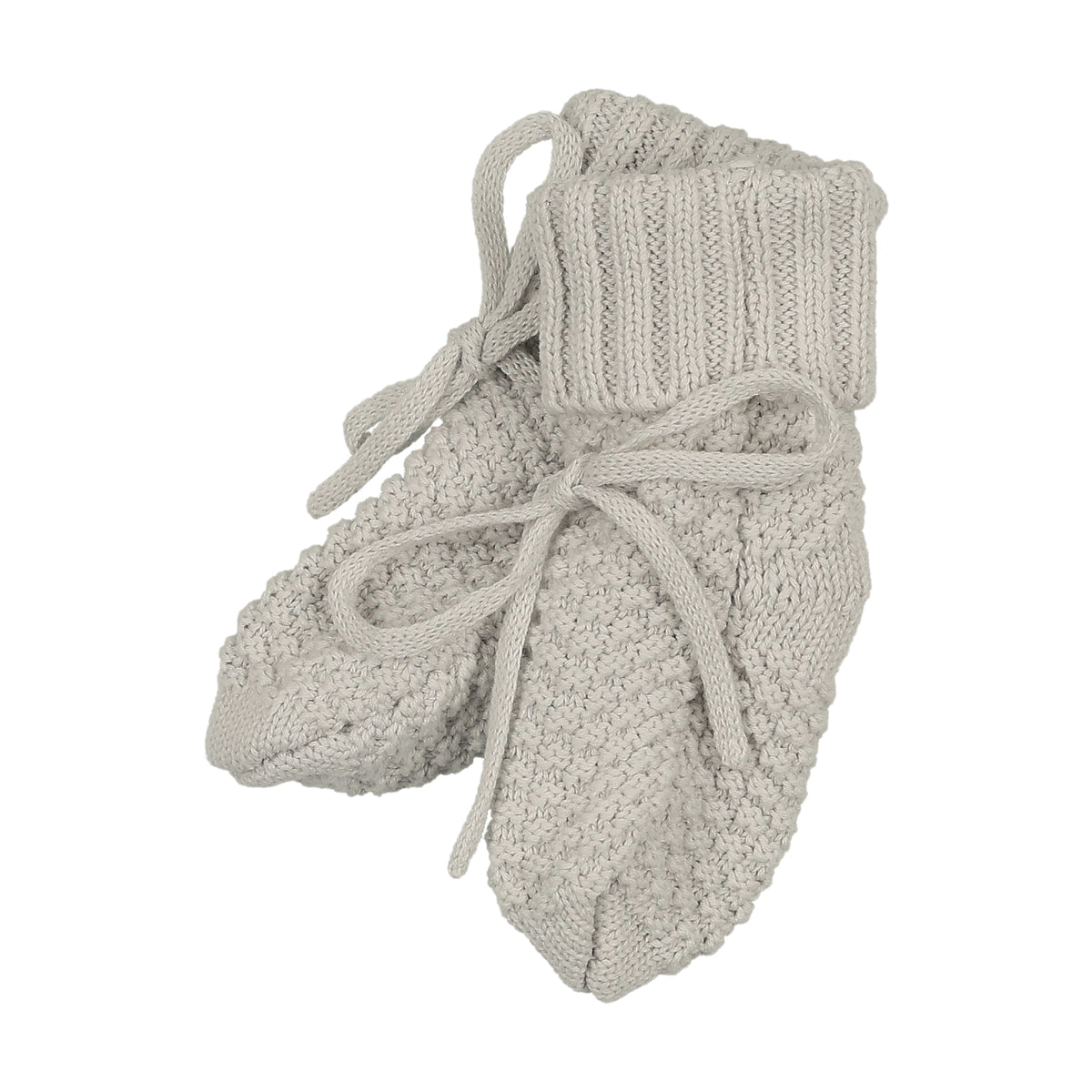 Mema Knits Waffle Knit Booties OS