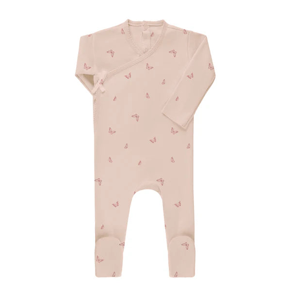Aurora Jersey Cotton Butterfly/Dragonfly Footie Set