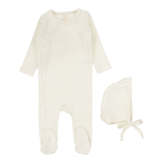 Lilette Speckled Layette Set