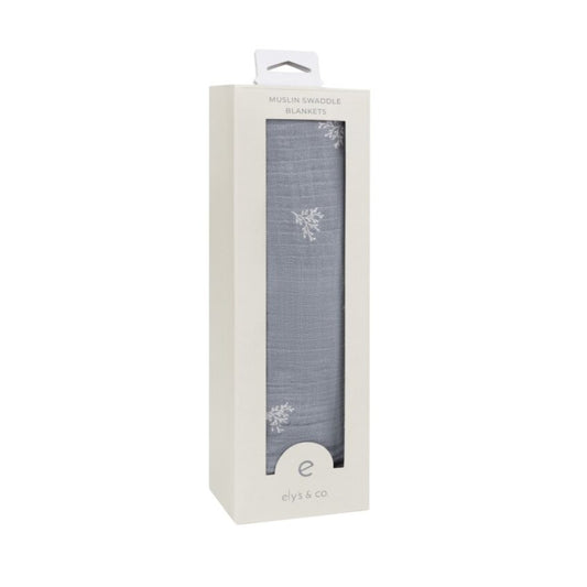 Ely's & Co. Leaf Pattern Swaddles