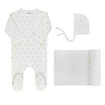 Ely's & Co. Ely's & Co. Rosebud/Diamond Layette Set