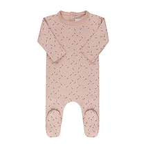 Aurora Floral Leaf Footie