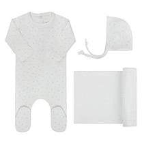 Aurora Floral Leaf Layette Set