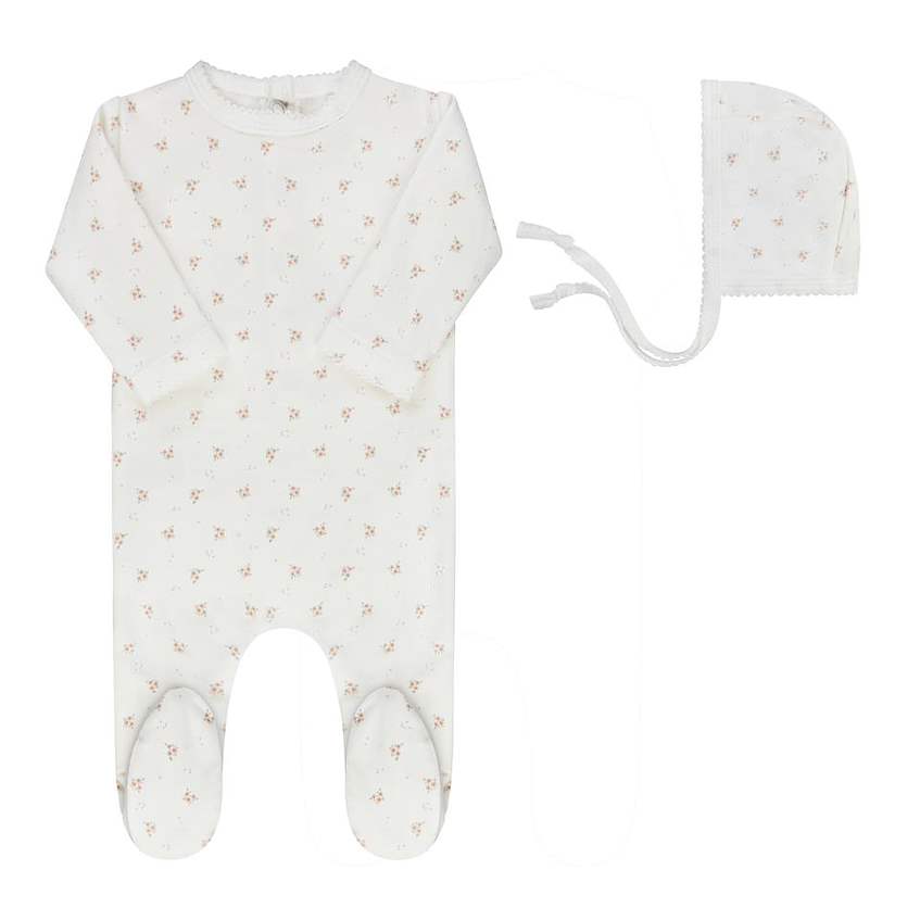 Ely's & Co. Ely's & Co. Rosebud/Diamond Footie Set