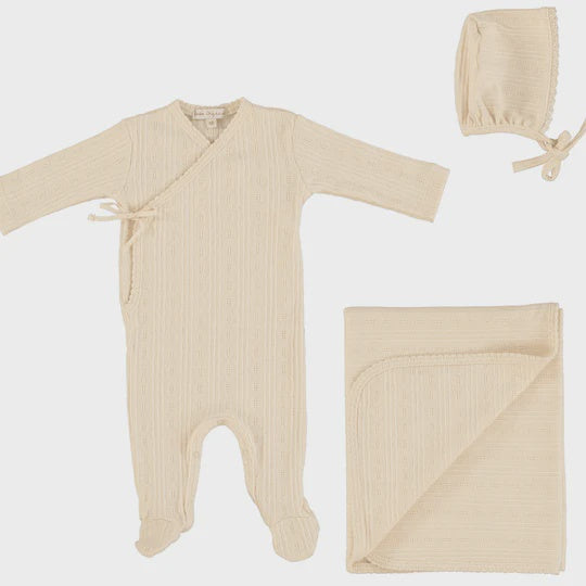 Bebe Organic Wrap Layette Set