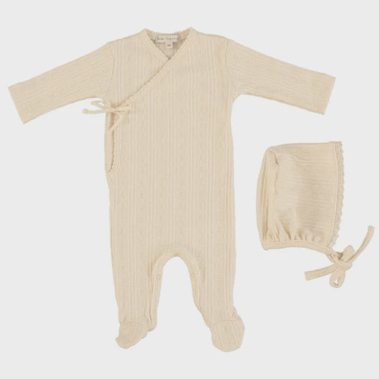 Bebe Organic Wrap Footie Set