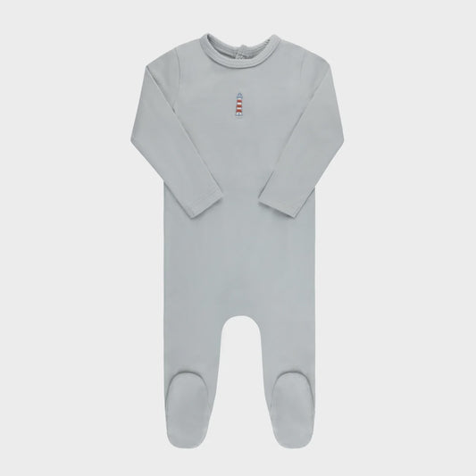 Ely's & Co. Embroidered Footie Set