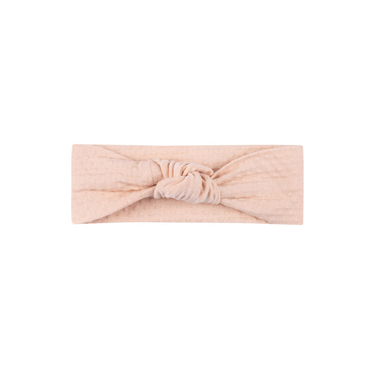 Elys's & Co. Embroidered Heart Pink Headband