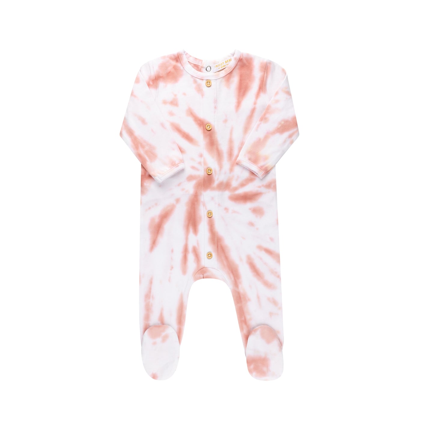 Tricot Bebe Tie Dye Footie