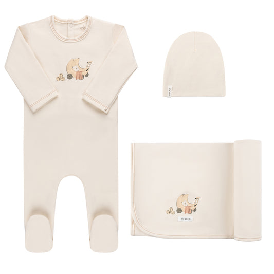 Ely's & Co. French Terry Bike and Carriage Layette Set