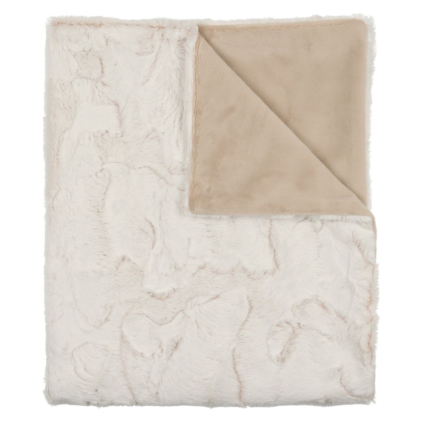 Peluche Lux Fur Crushed Frost Blanket