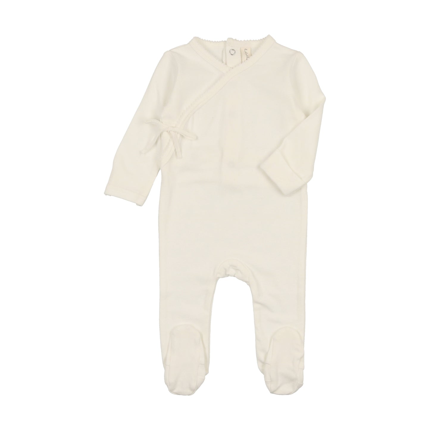 Lilette Brushed Cotton Wrapover Footie Ss24