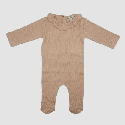 Bebe Organic Blooms Collar Footie